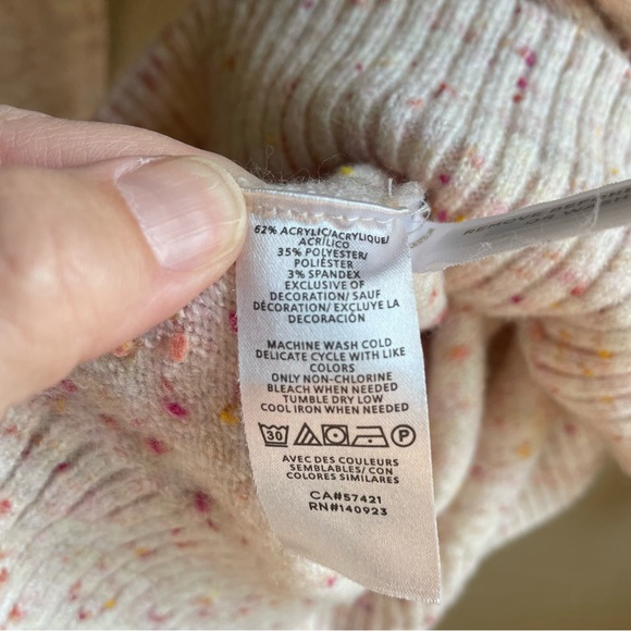 Ann Taylor LOFT 'Sweater Weather' Embroidered Motif Graphic Sweater XS - Picture 7 of 11